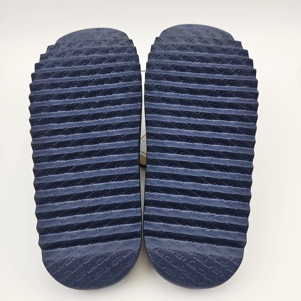 Quiksilver Men's Size 12 Slides Blue‎ Cloudbreak Cloud Break Sandals Shoes New